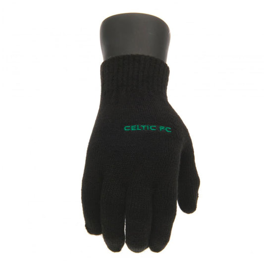 Celtic FC Knitted Gloves Junior, alternate view