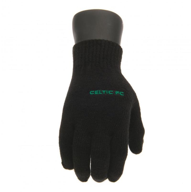 Celtic FC Knitted Gloves Junior, alternate view