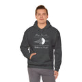 'Life Sounds Better on Vinyl' Men's Hoodie, rear view