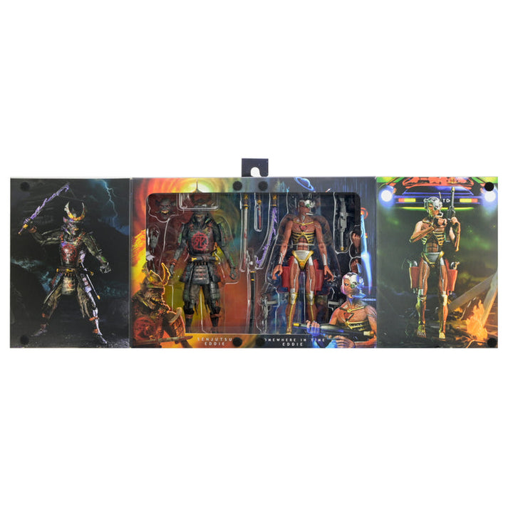 Iron Maiden: Future Past World Tour Senjutsu Eddie and Somewhere in Time Eddie Ultimate 2-Piece 7" Scale Action Figure