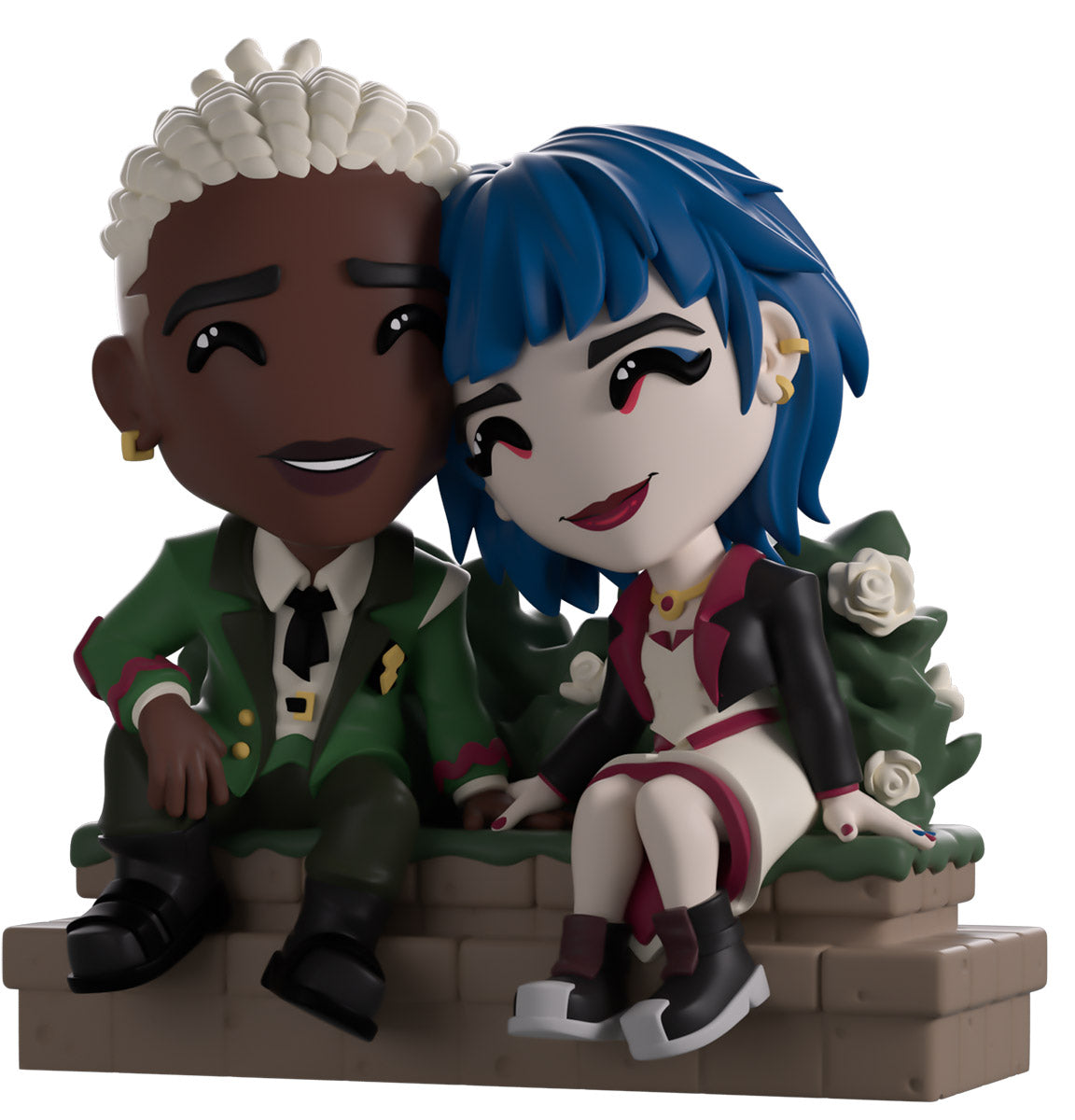 Youtooz Vi Caitlyn Ekko Powder Arcane Vinyl Figures 2 Pack Bundle