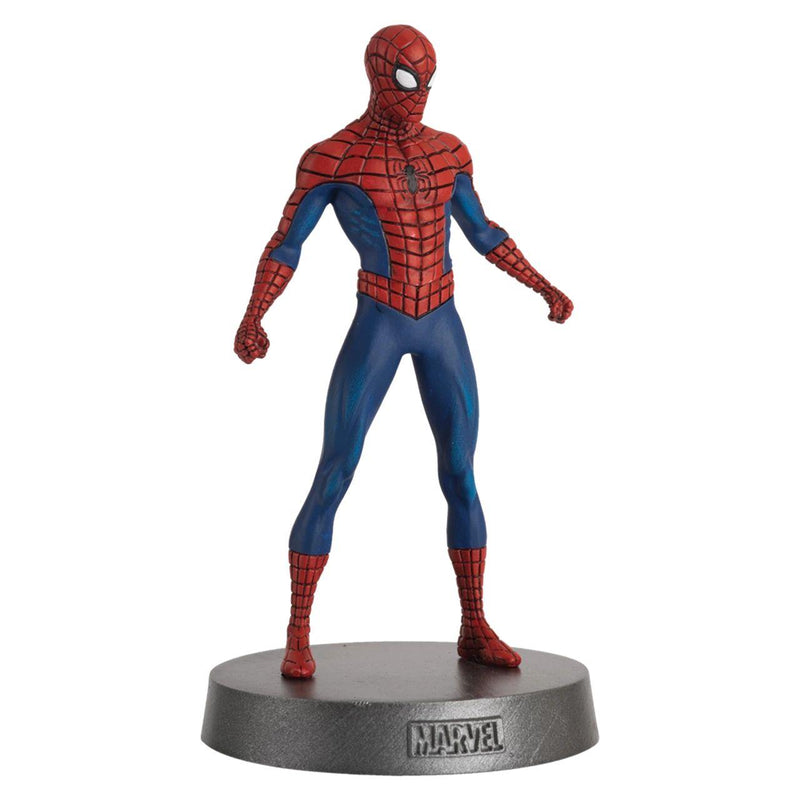 Spider-Man (Comic) Metal Statue 1:18 Scale Figurine (Marvel Eaglemoss Heavyweights), side angle