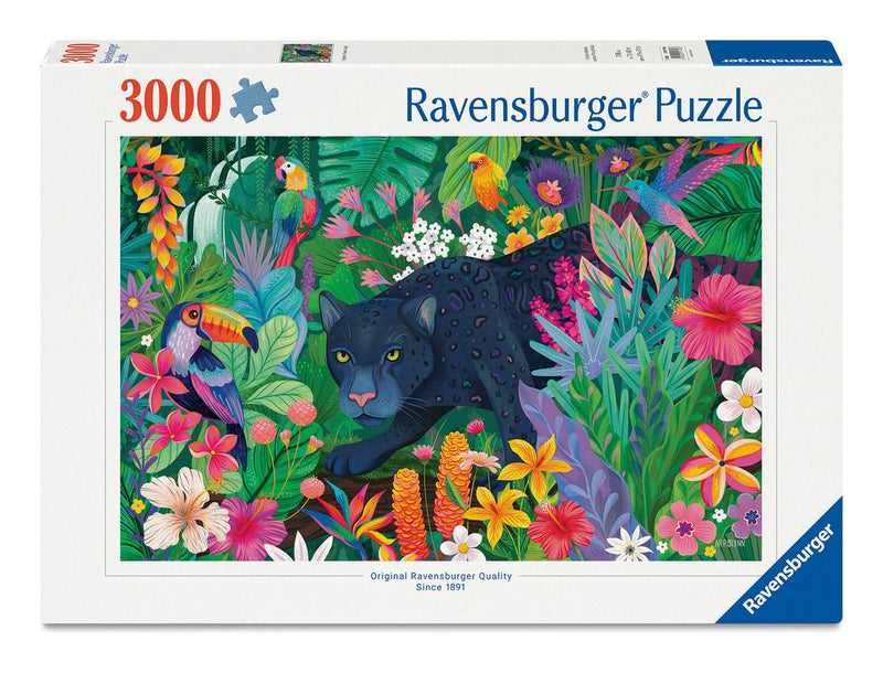 Panther In Flower Jungle, 3000pc - Image