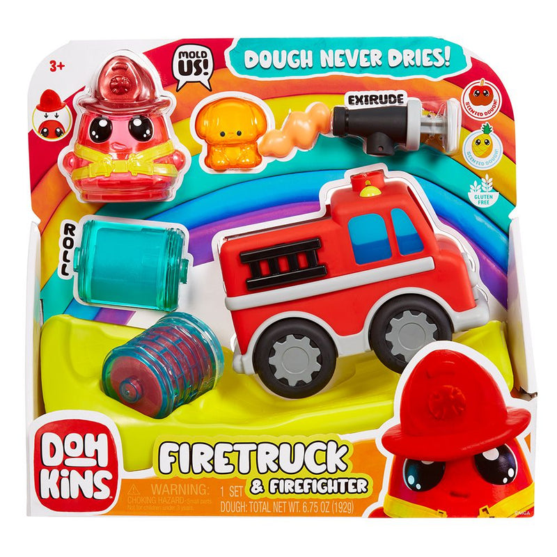DohKins Firetruck & Firefighter - Image