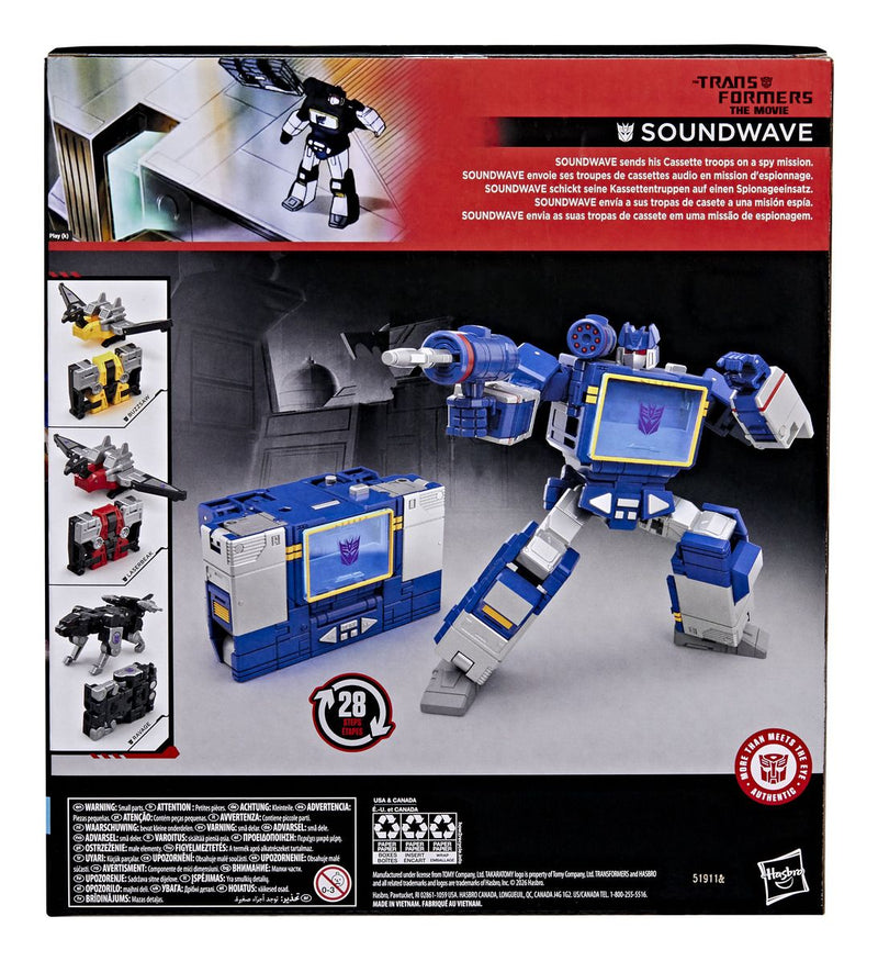 Transformers Studio Series The Transformers: The Movie Leader Class Soundwave - Image