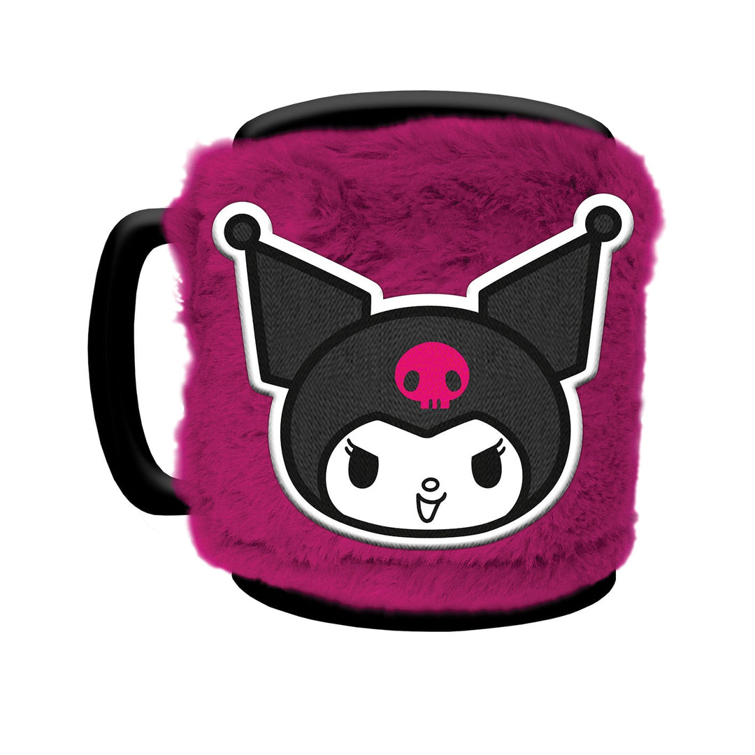 Kuromi Cheeky Punky 450ml Fuzzy Mug