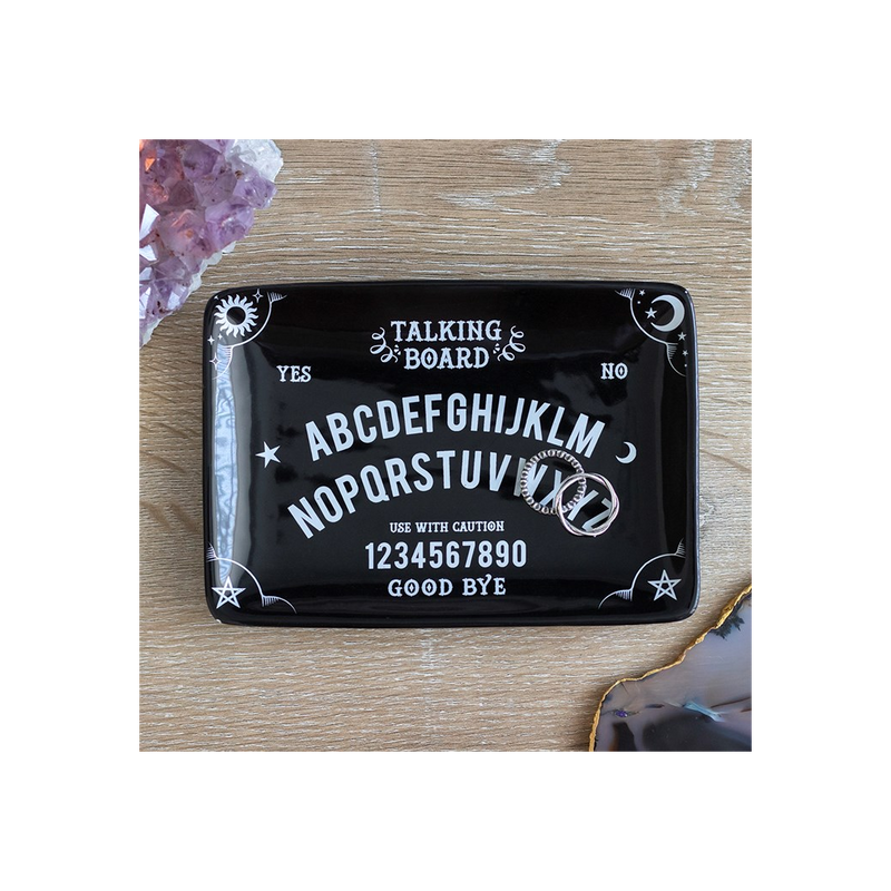Black Talking Board Trinket Dish