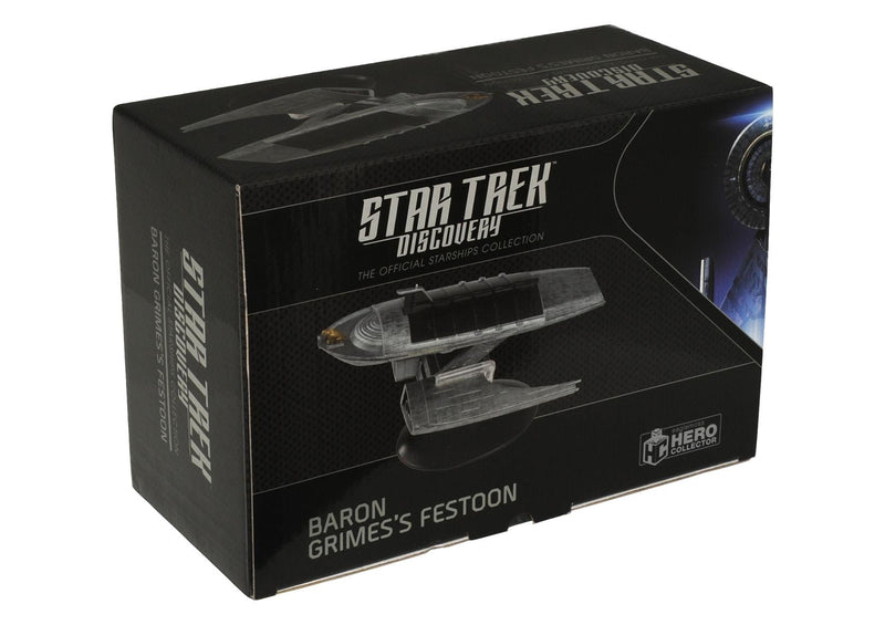 The Festoon (Baron Grimes' Ship) Discovery Ships Model Diecast Ship SSDUK016 (Eaglemoss / Star Trek), size reference