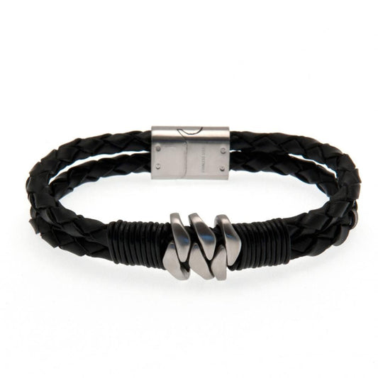 Celtic FC Leather Bracelet, alternate view