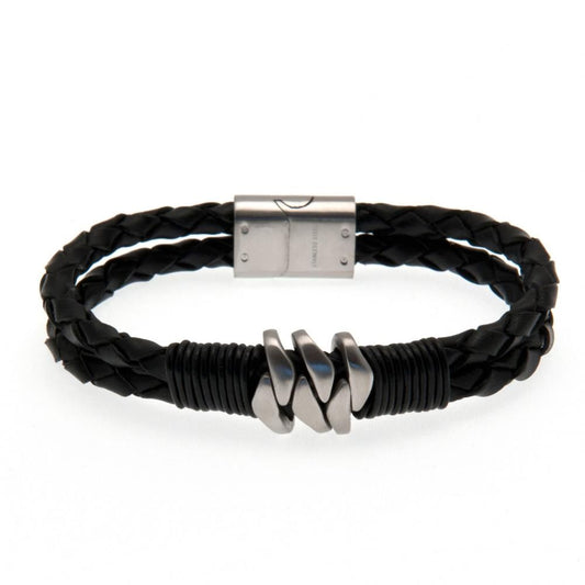 Celtic FC Leather Bracelet, alternate view