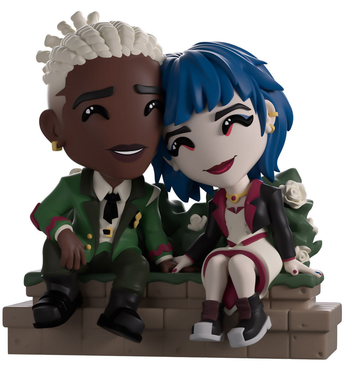 Youtooz Vi Caitlyn Ekko Powder Arcane Vinyl Figures 2 Pack Bundle