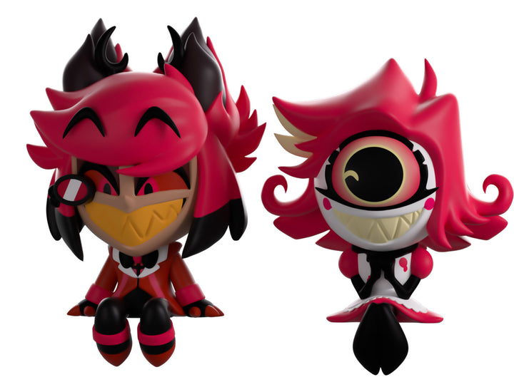 Youtooz Hazbin Hotel Alastor and Niffty Monitor Buddiez Figures