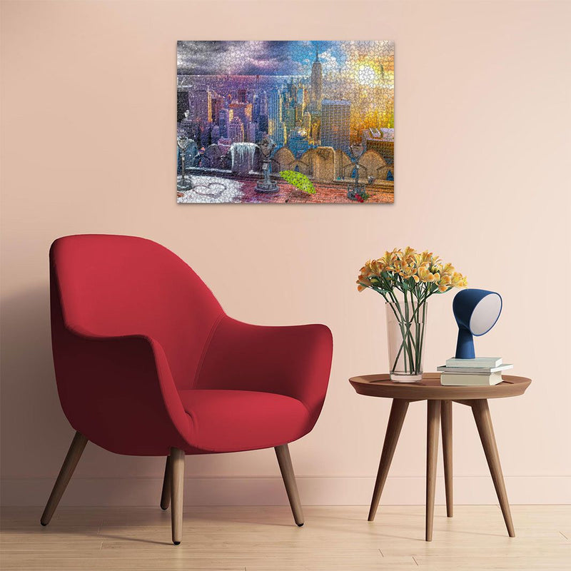 New York Summer and Winter 1500 Piece Jigsaw Puzzle - Image