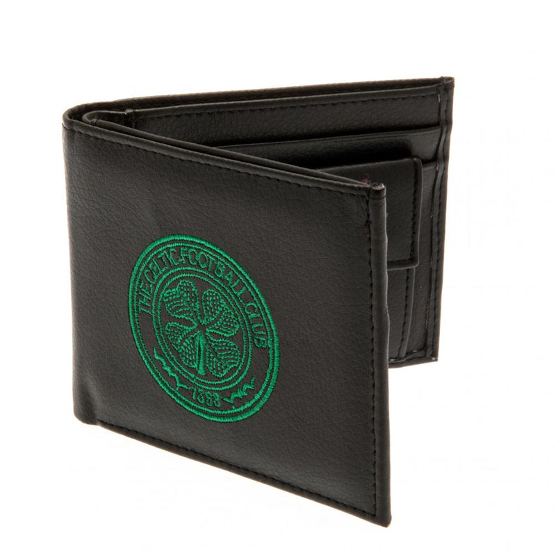 Celtic FC Embroidered Wallet, side angle