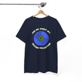 'Ask Me About My Record Collection' Men's T-Shirt, showing reverse