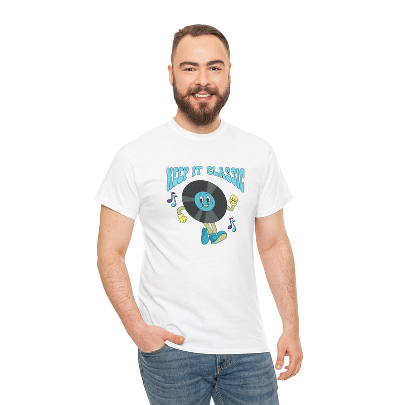 'Keep It Classic' Retro T-Shirt, rear view