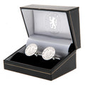 Chelsea FC Sterling Silver Crest Cufflinks, alternate view