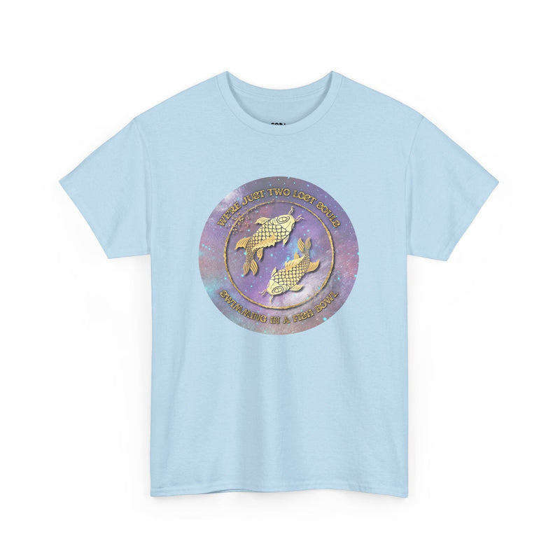 'Lost Souls' Celestial Fish Lyric T-Shirt, rear view