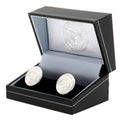 Celtic FC Sterling Silver Crest Cufflinks, alternate view