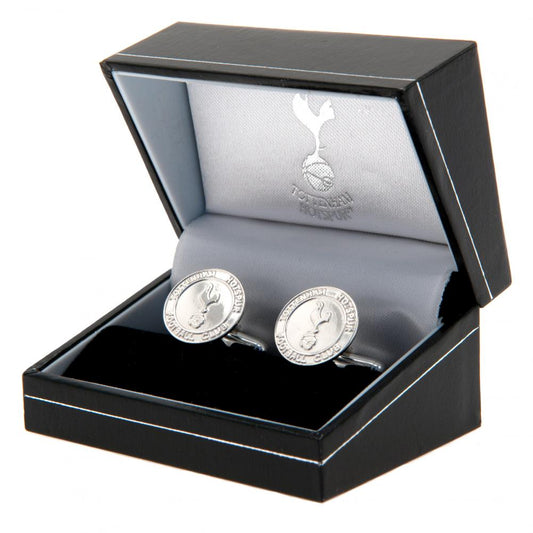 Tottenham Hotspur FC Sterling Silver Crest Cufflinks, alternate view