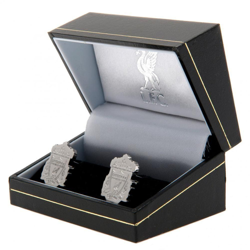 Liverpool FC Stainless Steel Formed Crest Cufflinks, alternate view