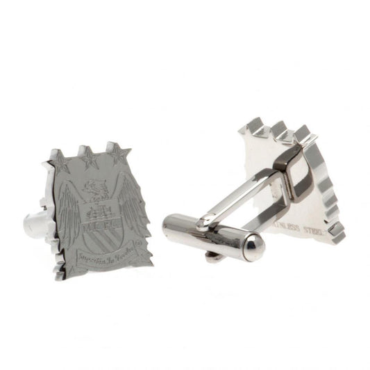 Manchester City FC Stainless Steel Formed Retro Cufflinks collectible from Infinity Collectibles 2026