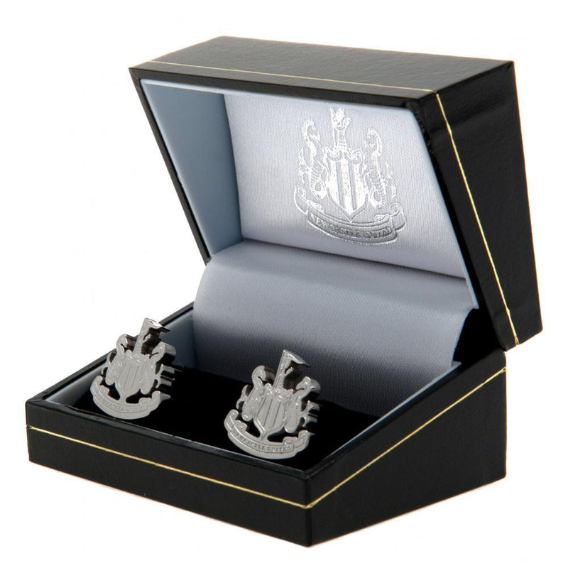 Newcastle United FC Stainless Steel Formed Cufflinks, alternate view