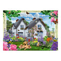 Happy Days No.10, Country Gardens 4x 500 Piece Jigsaw Puzzles