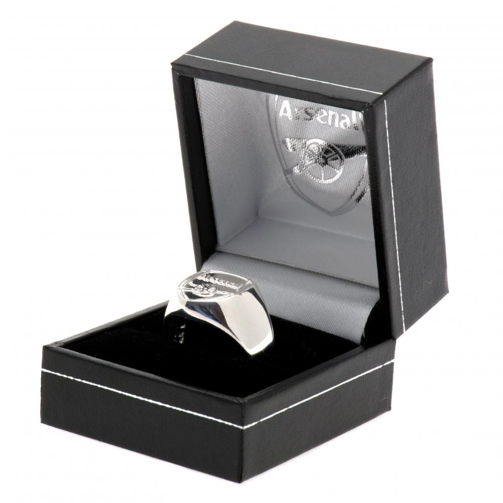 Arsenal FC Sterling Silver Ring Medium