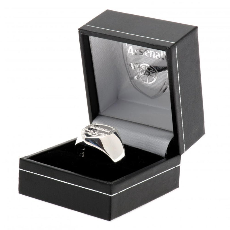 Arsenal FC Sterling Silver Ring Medium, alternate view