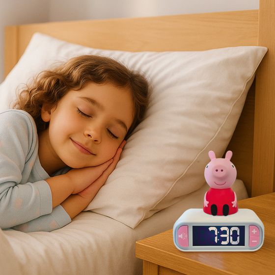Peppa Pig Alarm Clock With Night Light