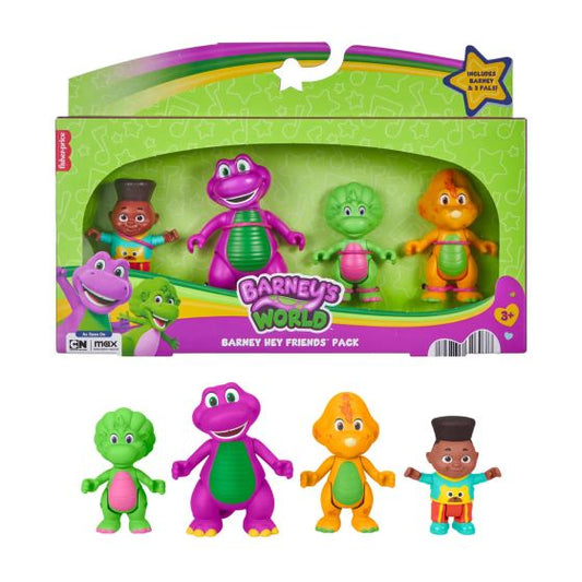 Barneys World Hey Friends Figure 4 Pack