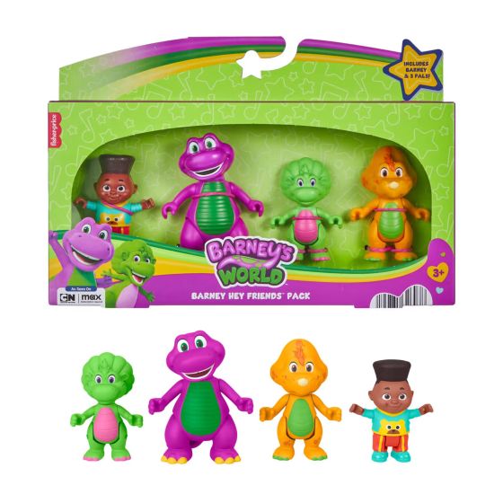 Barneys World Hey Friends Figure 4 Pack