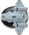 U.S.S. Voyager's Aeroshuttle Diecast Model Ship (Star Trek / Eaglemoss), in display