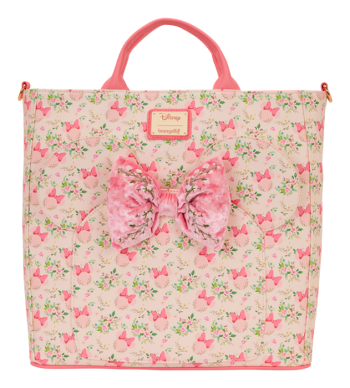 Loungefly Minnie Floral Convertible Backpack & Tote Bag