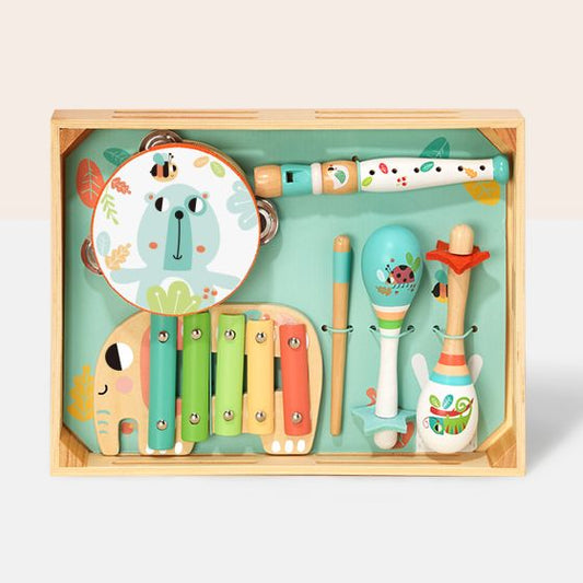 Wooden Musical Instrument Set