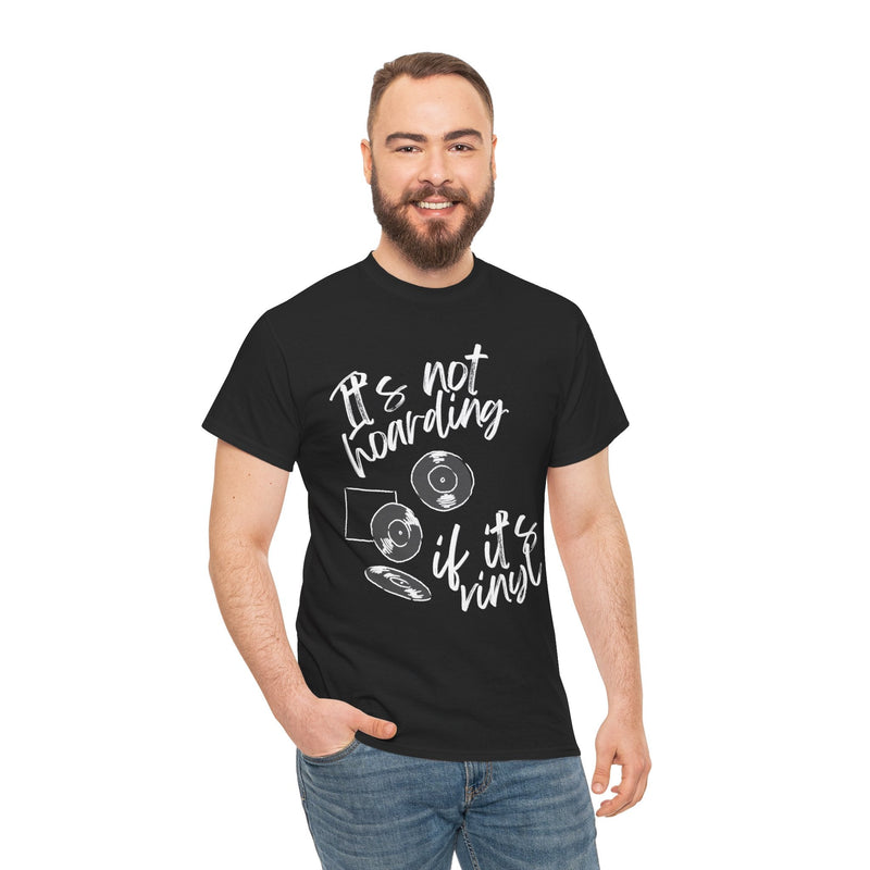 'It's Not Hoarding If It's Vinyl' Men's T-Shirt, additional view