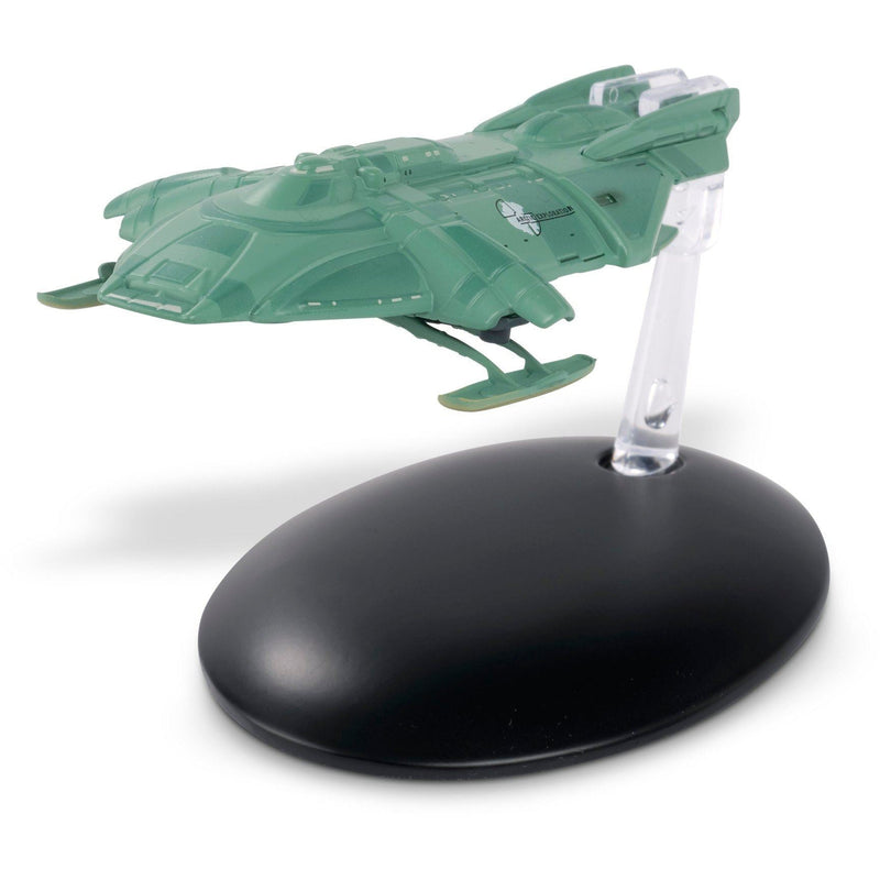 Arctic One (United Earth) Moon Transport Model Die Cast Ship (Eaglemoss / Star Trek), side angle
