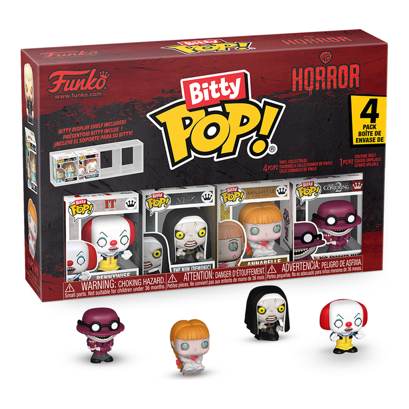 Bitty Pop! - Horror - Pennywise 4 Pack