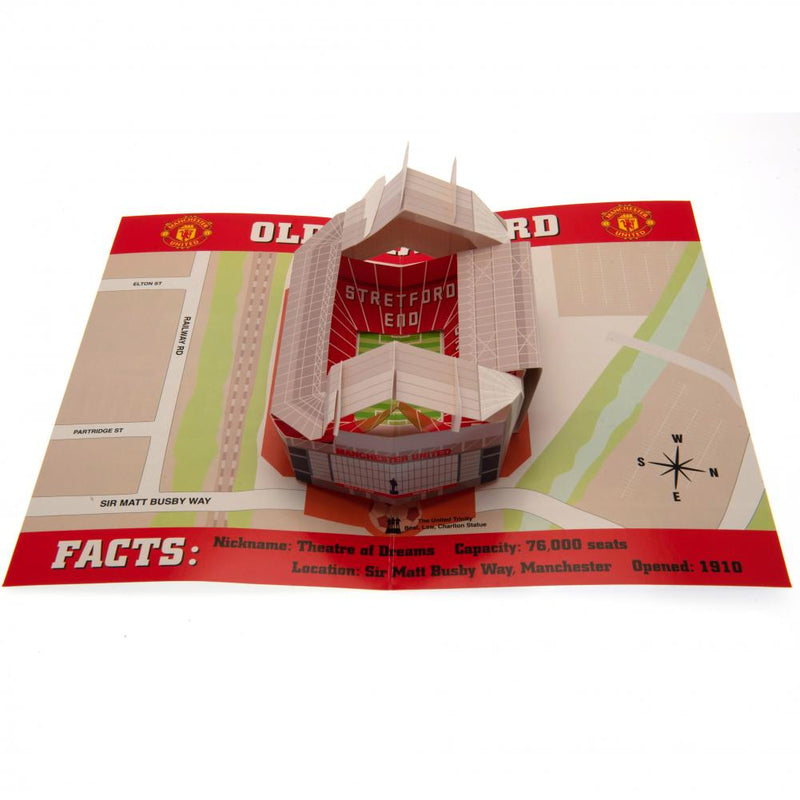 Manchester United FC Pop-Up Birthday Card, alternate view