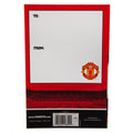 Manchester United FC Pop-Up Birthday Card, side angle