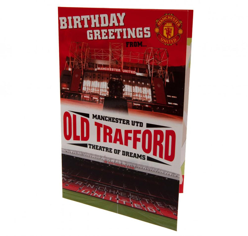 Manchester United FC Pop-Up Birthday Card collectible from Infinity Collectibles 2026