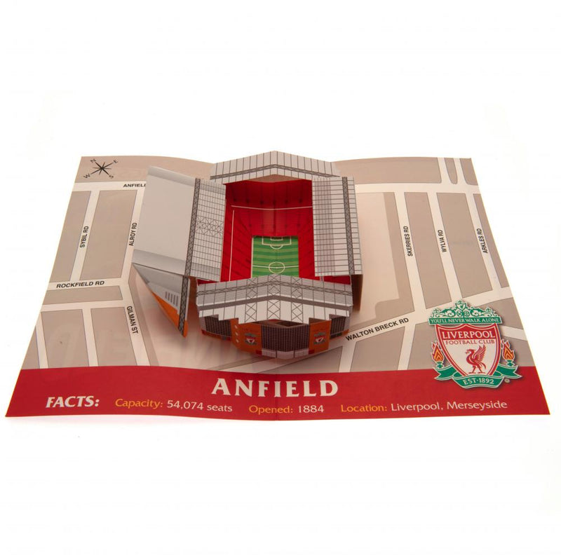 Liverpool FC Pop-Up Birthday Card, alternate view