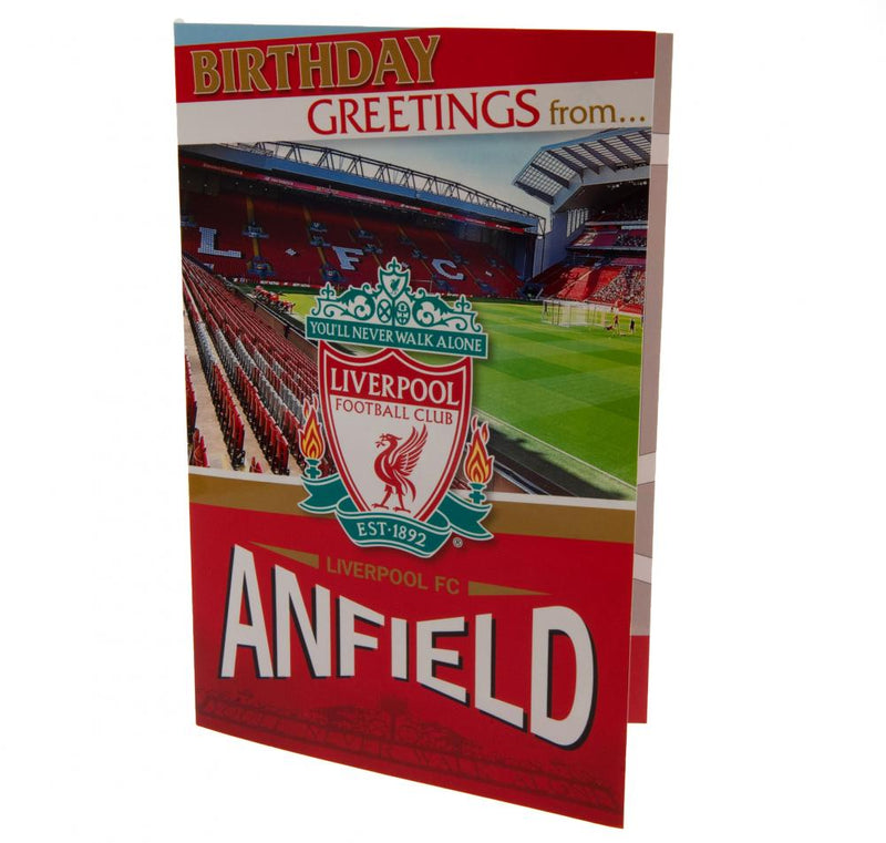 Liverpool FC Pop-Up Birthday Card collectible from Infinity Collectibles 2026