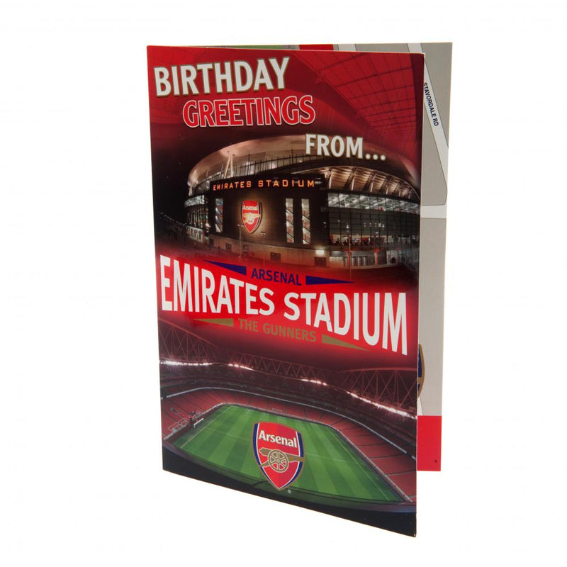 Arsenal FC Pop-Up Birthday Card collectible from Infinity Collectibles 2026