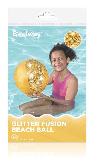 Bestway Glitter Fusion Beach Ball 16 Inch, alternate view
