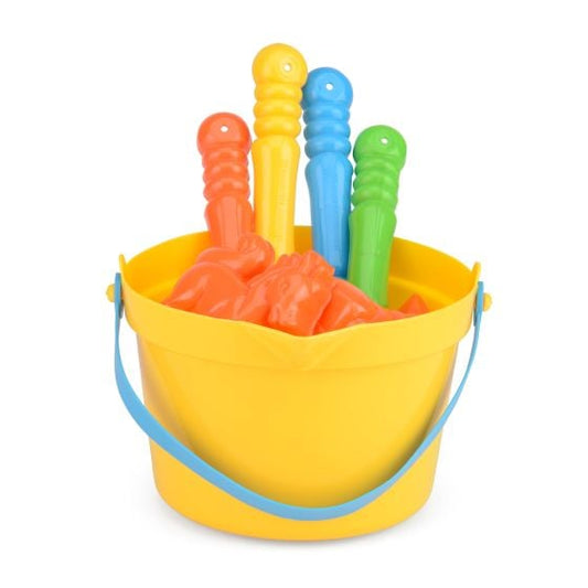 Yello Round Assorted Beach Toy Bucket Set, alternate view