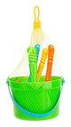 Yello Round Assorted Beach Toy Bucket Set