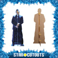 Robbie Williams Height 184cm Lifesize Cardboard Cutout, side angle