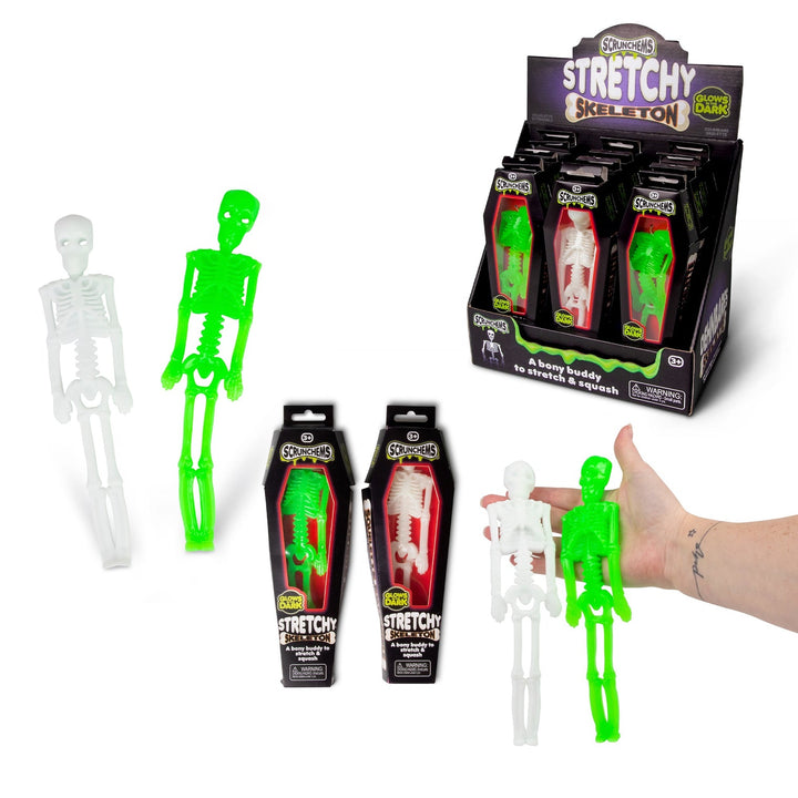 Scrunchems Stretchy Squishy Skeleton (Glows In The Dark)